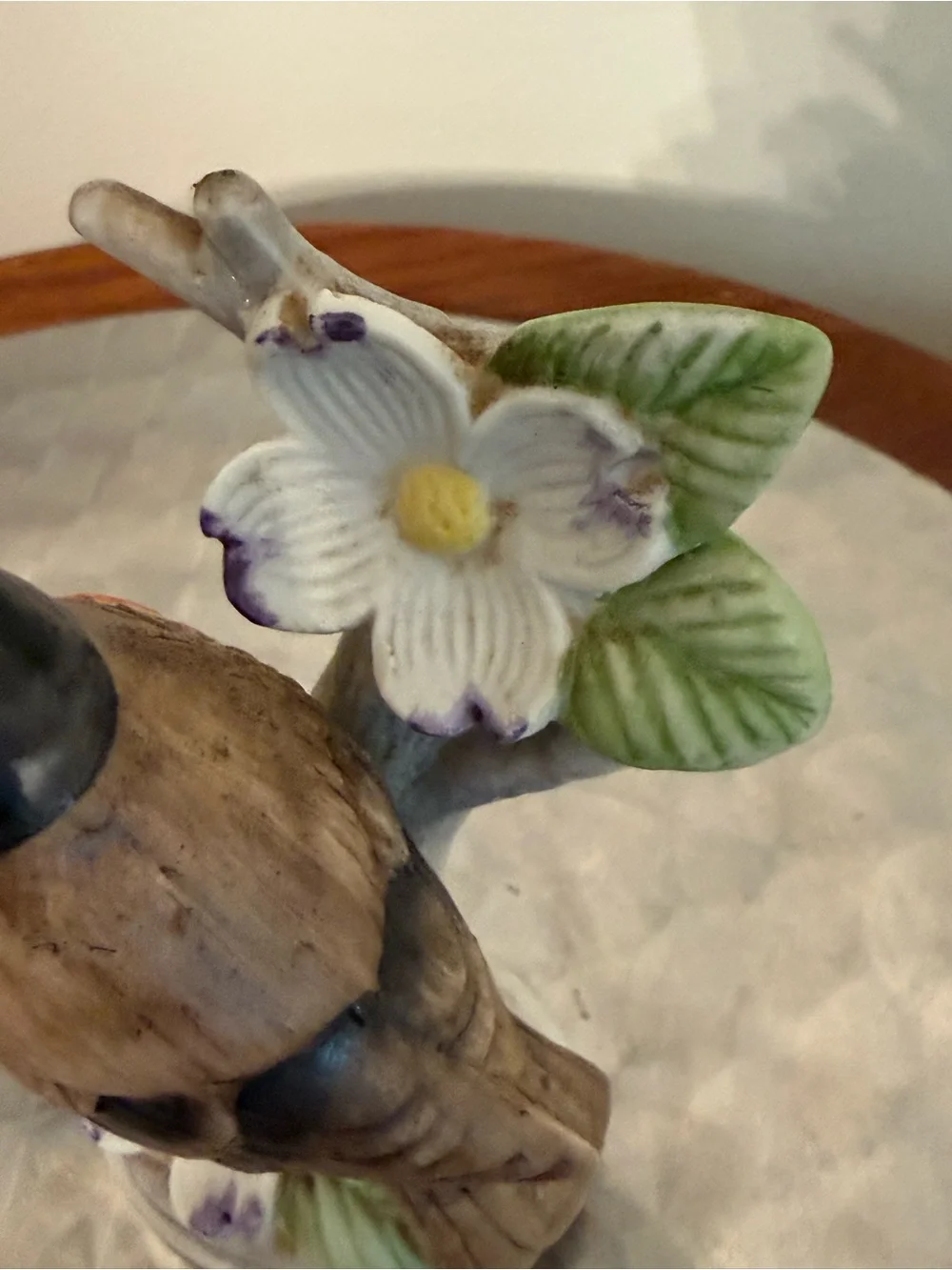 Vintage porcelain Robin figure